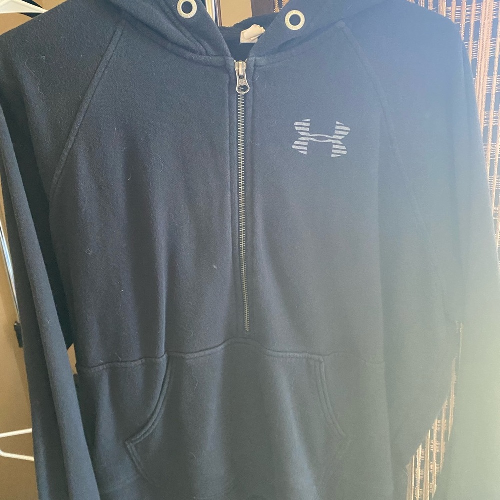 Under Armour shirt.
